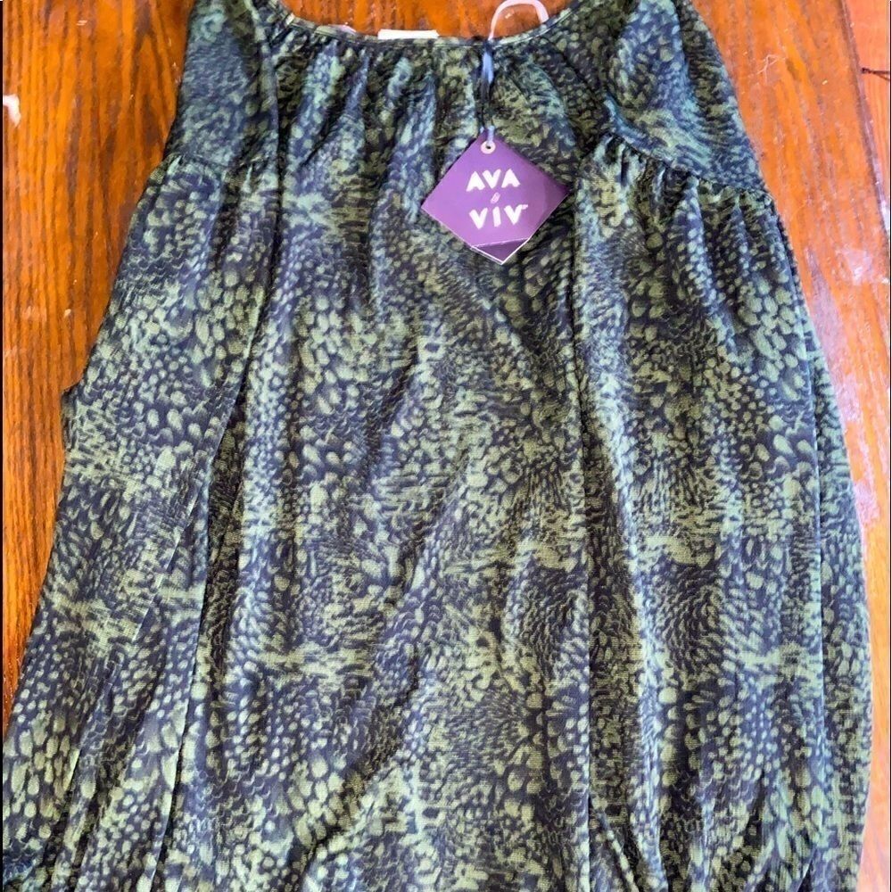 NWT Ava and Viv plus size blouse
